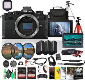 Nikon Z fc DX-Format Mirrorless Camera + Mic + Monitor + Pro HeadPhones + More