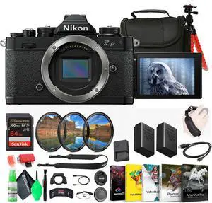 Nikon Z fc DX-Format Mirrorless Camera + EN-EL25 Battery + 64GB Memory Card + More