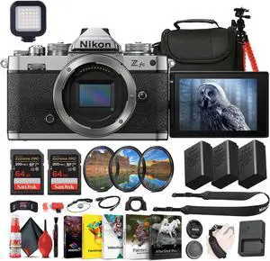 Nikon Z fc DX-Format Mirrorless Camera + EN-EL25 Battery + 64GB Memory Card + More