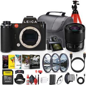 Leica SL3 Mirrorless Digital Camera + Panasonic S 100mm Lens + 64GB Memory Card + More