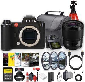 Leica SL3 Mirrorless Digital Camera + Panasonic Lumix S 35mm Lens + More