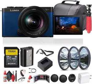 Panasonic Lumix S9 Mirrorless Camera with S 20-60mm f/3.5-5.6 Lens Bundle