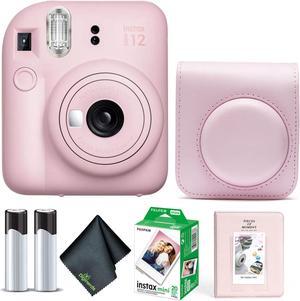 FUJIFILM INSTAX MINI 12 Instant Film Camera with Instant Film - Blossom Pink