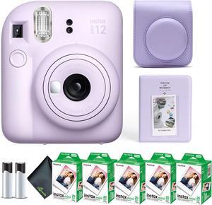 FUJIFILM INSTAX MINI 12 Instant Film Camera with Instant Film - Lilac Purple