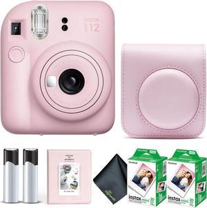 FUJIFILM INSTAX MINI 12 Instant Film Camera with Instant Film - Blossom Pink