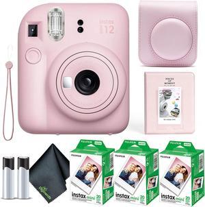 FUJIFILM INSTAX MINI 12 Instant Film Camera with Instant Film - Blossom Pink