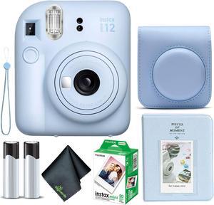 FUJIFILM INSTAX MINI 12 Instant Film Camera with Instant Film Pastel Blue