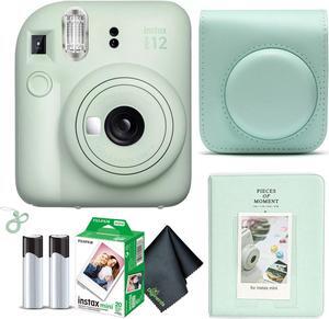 FUJIFILM INSTAX MINI 12 Instant Film Camera with Instant Film - Mint Green