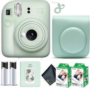 FUJIFILM INSTAX MINI 12 Instant Film Camera with Instant Film - Mint Green