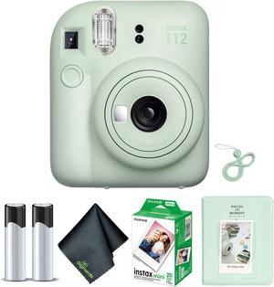 FUJIFILM INSTAX MINI 12 Instant Film Camera with Instant Film - Mint Green
