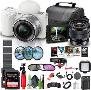 Sony Alpha ZV-E10 II Mirrorless Camera with 16-50mm Lens + Sony E 10-18mm Lens + More