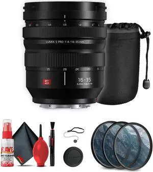 Panasonic Lumix S Pro 16-35mm f/4 Lens Bundle with Accessories