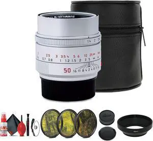 Leica Summilux-M 50mm f/1.4 ASPH. Lens + Lens Filter Kit + Cleaning Kit + More