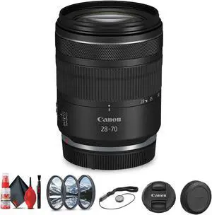 Canon RF 28-70mm f/2.8 IS STM Lens (Canon RF) + Lens Filter Kit + Cleaning Kit + More