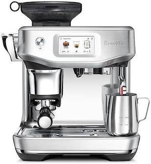 Breville the Barista Touch Impress Espresso Machine with Grinder & Milk Frother, Espresso Maker with Assisted Tamping, Cappuccino & Latte Machine for Home, BES881BSS, Brushed Stainless Steel
