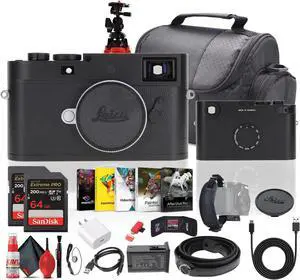 Leica M11-D Rangefinder Camera (Black) + 64GB Memory Card + Photography Software + More