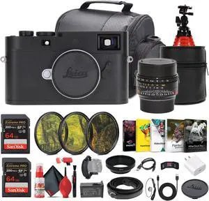 Leica M11-D Rangefinder Camera (Black) + Leica 35mm Lens + 64GB Memory Card + More