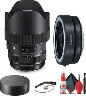 Sigma 14-24mm f/2.8 DG HSM Art Lens for Canon EF Bundle