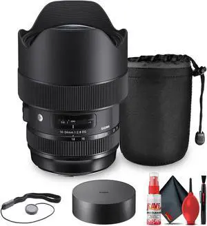 Sigma 14-24mm f/2.8 DG HSM Art Lens for Canon EF Bundle
