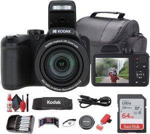 Kodak Pixpro AZ405 Digital Camera in Black (AZ405BK) Bundle from Accessories