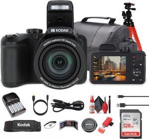 Kodak Pixpro AZ405 Digital Camera in Black (AZ405BK) Bundle with Accessories