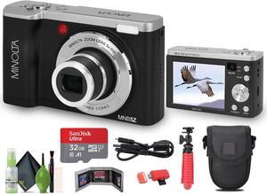 Minolta MNB5Z Digital Camera 56MP with 5x Optical Zoom in Black