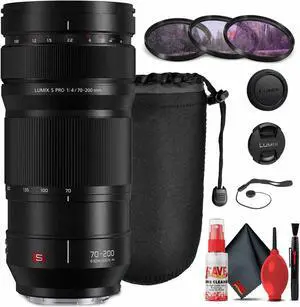 Panasonic Lumix S PRO 70-200mm f/4 O.I.S. Lens Bundle