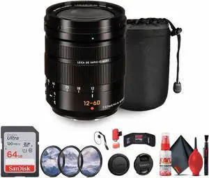 Panasonic Leica DG Vario-Elmarit 12-60mm f/2.8-4 ASPH Lens Bundle