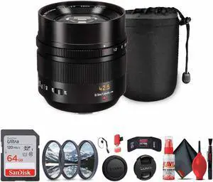 Panasonic Leica DG Nocticron 42.5mm f/1.2 Lens Bundle