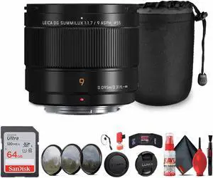 Panasonic Leica DG Summilux 9mm f/1.7 ASPH Lens Bundle