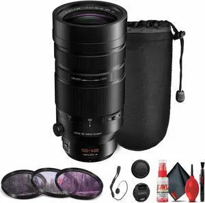 Panasonic Leica DG Vario-Elmar 100-400mm f/4-6.3 II ASPH Lens Bundle