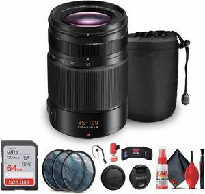 Panasonic Leica DG Vario-Elmarit 35-100mm f/2.8 Lens Bundle