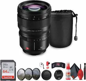 Panasonic Lumix S PRO 50mm f/1.4 Lens Bundle