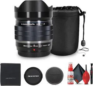 Olympus M.Zuiko Digital ED 8mm f/1.8 Fisheye PRO Lens Bundle