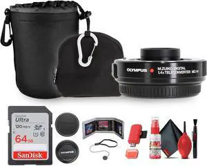 Olympus MC-14 M.Zuiko Digital 1.4x Teleconverter Bundle