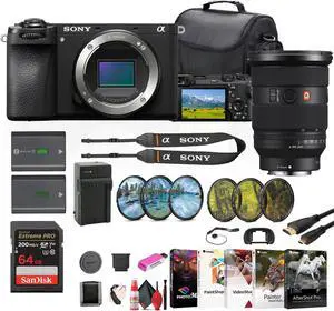 Sony a6700 Mirrorless Camera + Sony FE 24-70mm Lens + Filter Kit + Bag + More