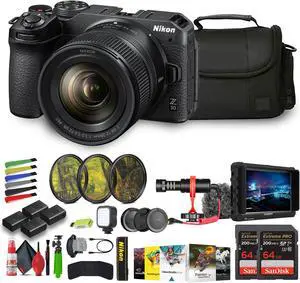 Nikon Z30 Lightweight Mirrorless Camera with 12-28mm Zoom Lens (1781) Bundle