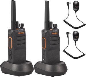 Motorola BPR50dX 64-Channel Two-Way UHF Business Radio (BPR50dx) + Mic (2-Pack)