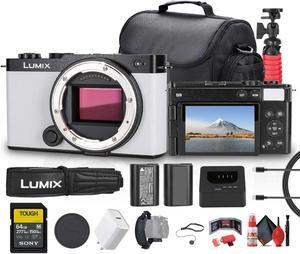 Panasonic Lumix S9 Mirrorless Camera (White) Bundle with Accessories