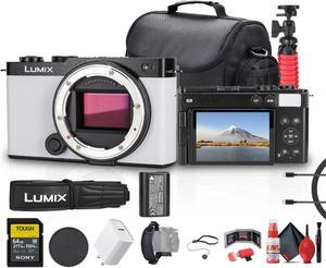 Panasonic Lumix S9 Mirrorless Camera (White) Bundle with Accessories