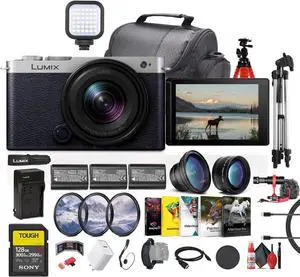 Panasonic Lumix S9 Mirrorless Camera with 18-40mm f/4.5-6.3 Lens (Silver) + More