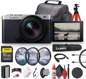 Panasonic Lumix S9 Mirrorless Camera with 18-40mm f/4.5-6.3 Lens (Silver) + More