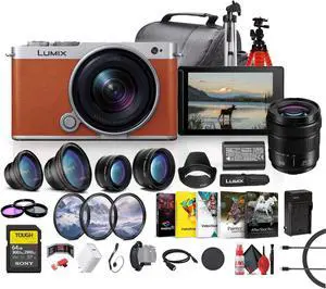 Panasonic Lumix S9 Mirrorless Camera with 18-40mm f/4.5-6.3 Lens (Orange) + More