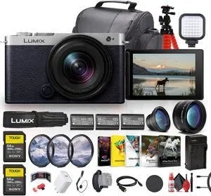 Panasonic Lumix S9 Mirrorless Camera with 18-40mm f/4.5-6.3 Lens (Silver) + More
