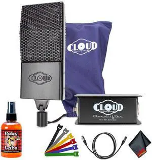 Cloud 44 Midnight Passive Ribbon Microphone + Cloudlifter for Professional Voice/Music Recording