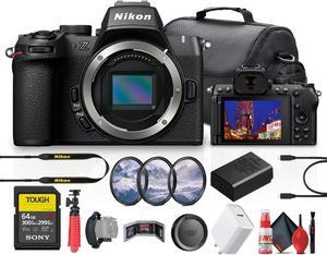 Nikon Z50 II Compact LightWeight Mirrorless Digital Camera + 64GB Memory Card + More