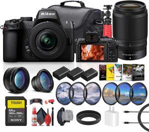 Nikon Z50 II Mirrorless Camera with Nikon Z DX 16-50mm & 50-250mm Lenses + More