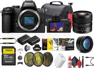 Nikon Z50 II Compact LightWeight Mirrorless Digital Camera + Nikon 12-28mm Lens + More
