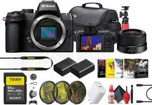 Nikon Z50 II Compact LightWeight Mirrorless Digital Camera + Nikon 24mm Lens + More