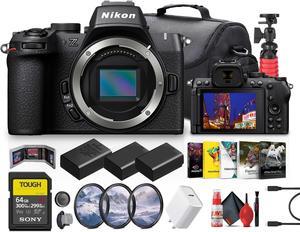 Nikon Z50 II Compact LightWeight Mirrorless Digital Camera + 64GB Memory Card + More